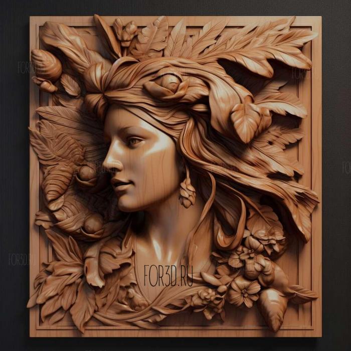st Meg Hercules 4 stl model for CNC